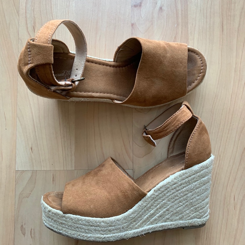 Brown Wedge Heels